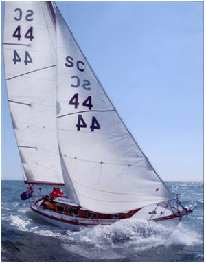 Hampshire Maid reaching under a decent breeze